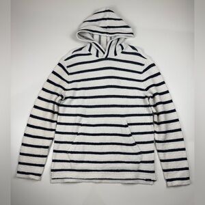 NWT Faherty Whitewater Pullover Hoodie BoothBay Stripe Size Large Retail $198
